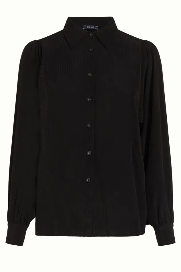 Blouses Women King Louie Marisa Blouse Allegra Black 8211 Allegra