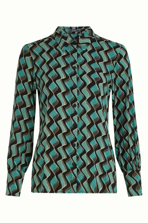 Blouses Women King Louie Winona Blouse Jazz Black 8211 Jazz