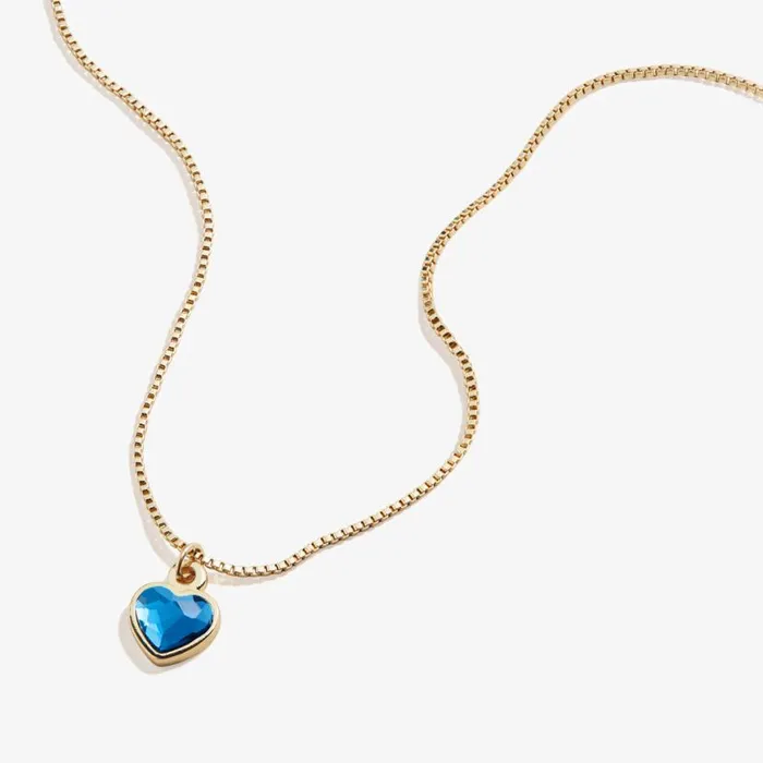 Blue Zircon Heart Necklace December Birthstone Silver Women Alex And Ani Necklaces Blue Zircon Heart Necklace December Birthstone Silver Women Alex And Ani Necklaces