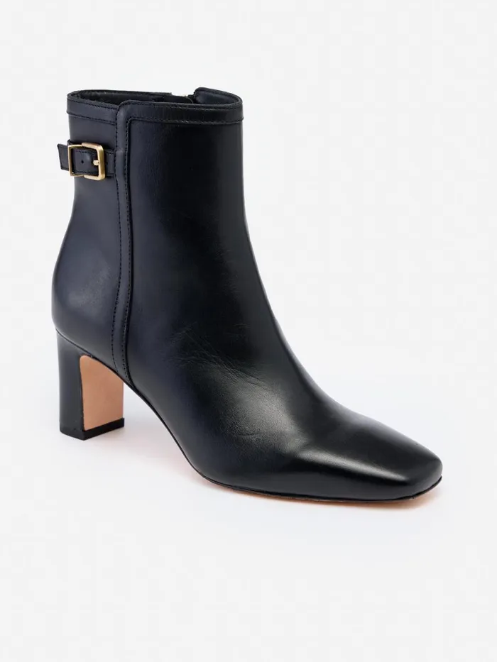 Boots Women JMcLaughlin Vivvi Leather Ankle Boots Black