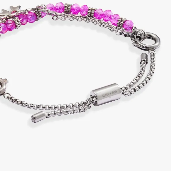 Bow Stranded Bracelet Set Stainless Steel Silver Women Alex And Ani Fine Jewelry Bow Stranded Bracelet Set Stainless Steel Silver Women Alex And Ani Fine Jewelry