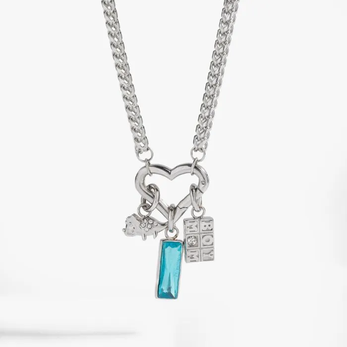 Boy Mom Interchangeable Charm Necklace Stainless Steel Silver Women Alex And Ani Heart Boy Mom Interchangeable Charm Necklace Stainless Steel Silver Women Alex And Ani Heart