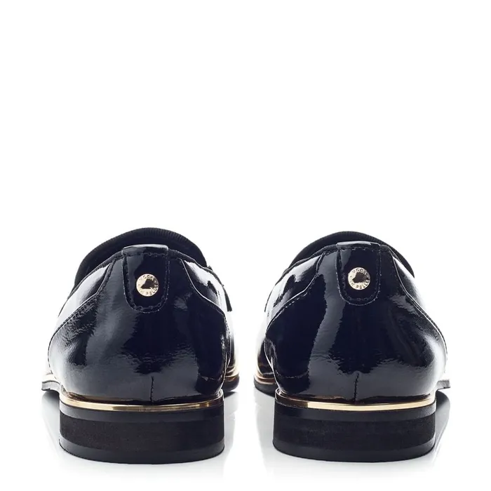 Brogues And Loafers Women Moda In Pelle Evvaa Black Patent