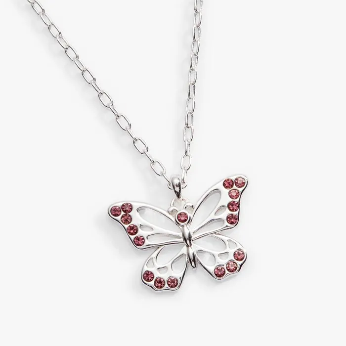 Butterfly And Crystal Necklace Silver Women Alex And Ani Necklaces Butterfly And Crystal Necklace Silver Women Alex And Ani Necklaces