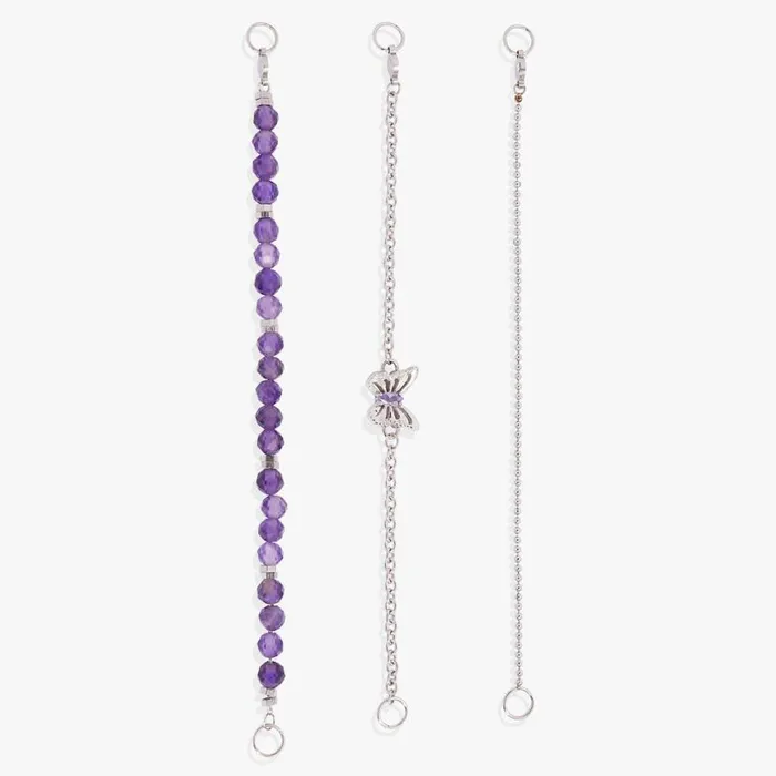 Butterfly Stranded Bracelet Set Stainless Steel Silver Women Alex And Ani Easter Butterfly Stranded Bracelet Set Stainless Steel Silver Women Alex And Ani Easter