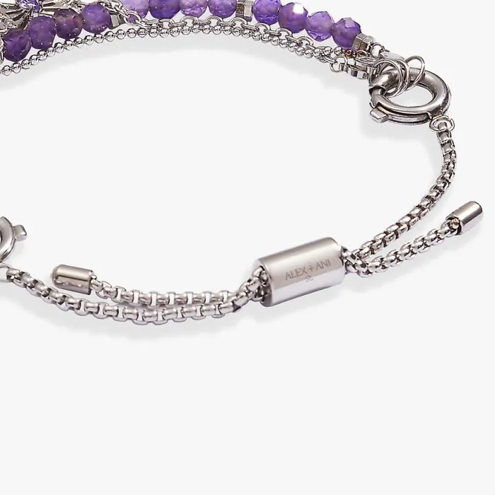 Butterfly Stranded Bracelet Set Stainless Steel Silver Women Alex And Ani Growth New Beginnings