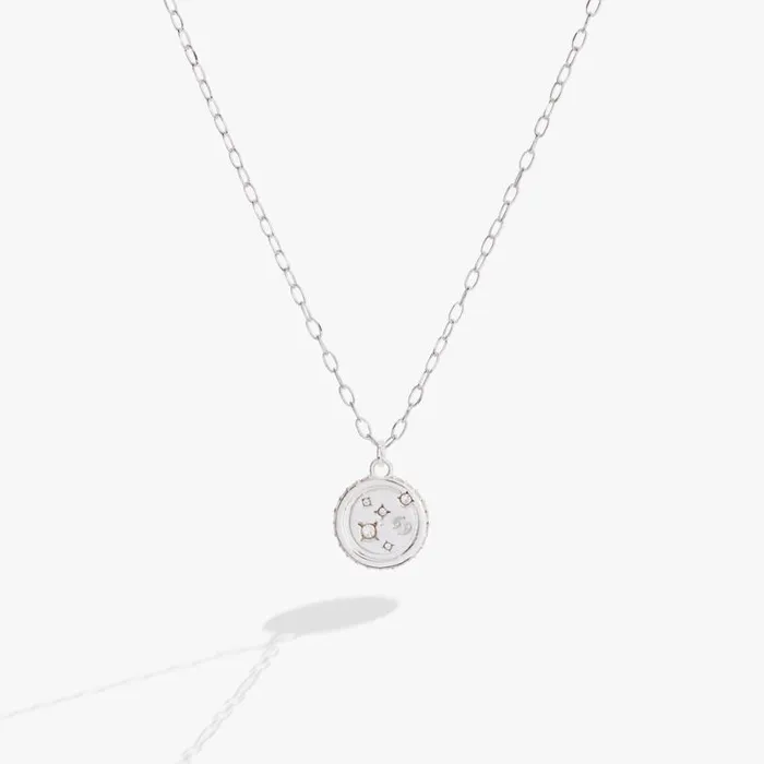 Cancer Zodiac Precious Necklace Sterling Silver Women Alex And Ani Birthday