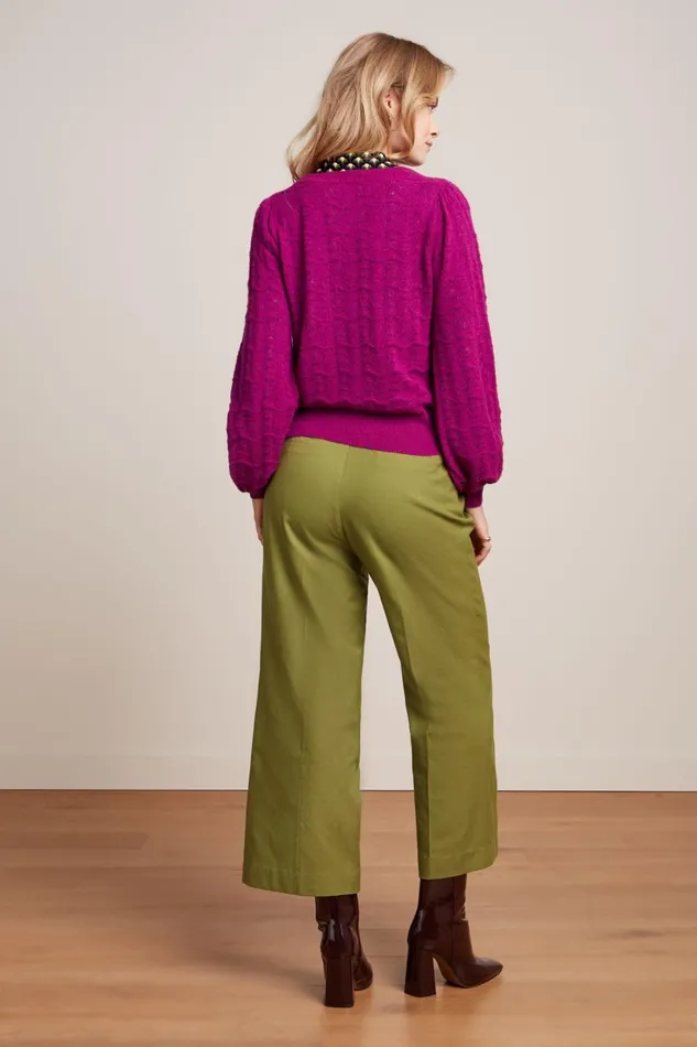 Cardigans Women King Louie Cardi V Terme Vivid Purple 8211 Terme