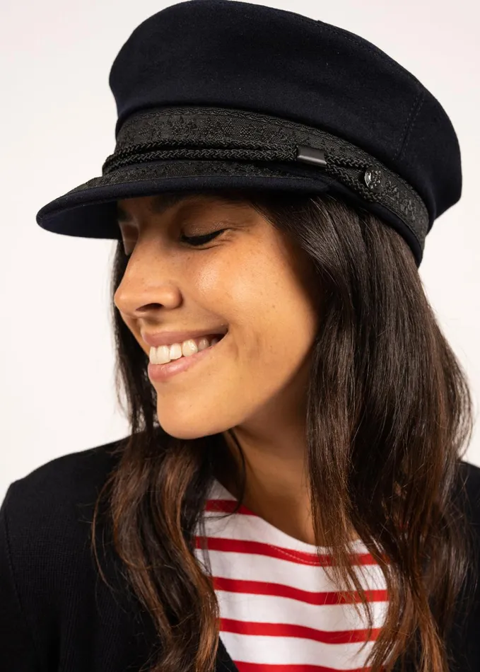 Casquette Marin French Sailor Cap Navy Women Saint James Hats and Beanies