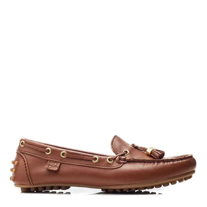 Casual Shoes Women Moda In Pelle Arienna Tan Leather