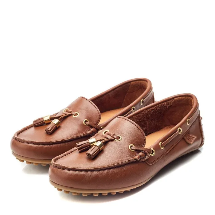 Casual Shoes Women Moda In Pelle Arienna Tan Leather