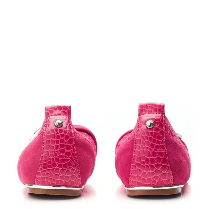 Casual Shoes Women Moda In Pelle Eilish Raspberry Textile