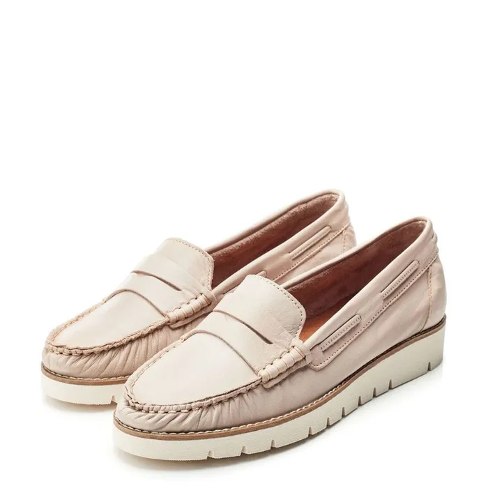 Casual Shoes Women Moda In Pelle Evenia Off White Leather