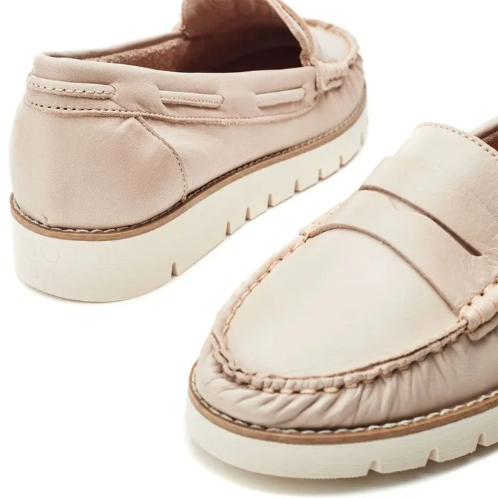 Casual Shoes Women Moda In Pelle Evenia Off White Leather