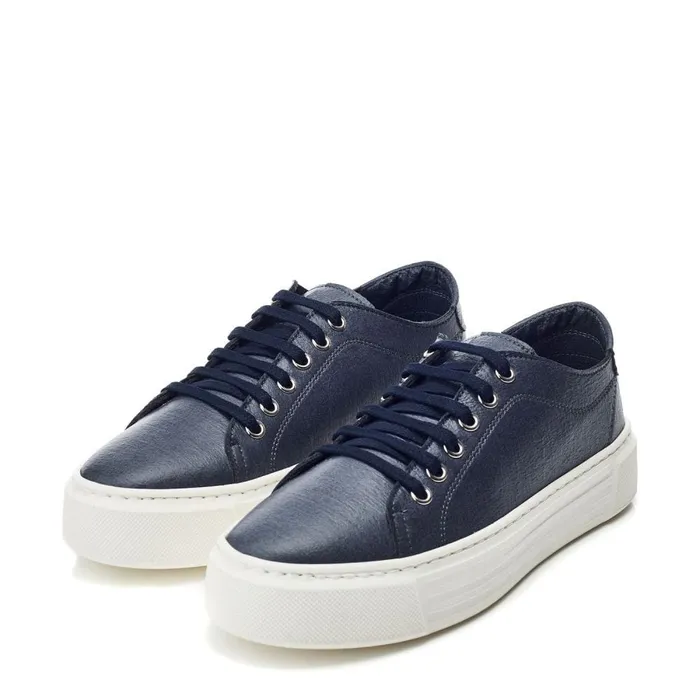 Casual Trainers Women Moda In Pelle Bsoleful BFlyer Navy NA