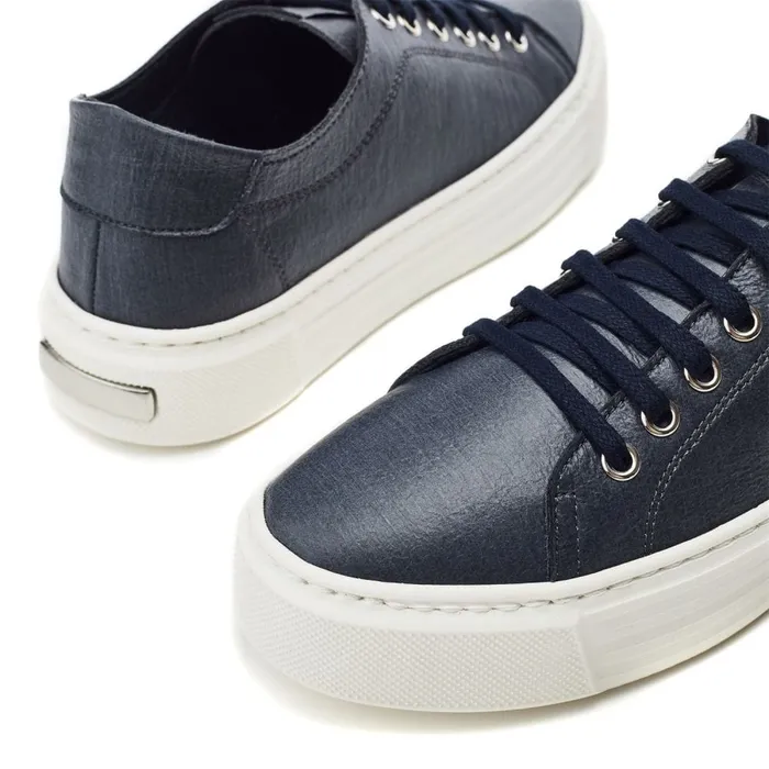 Casual Trainers Women Moda In Pelle Bsoleful BFlyer Navy NA