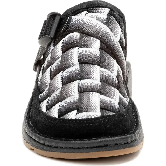 Chaco Canyon Woven Clog Fade Black and White Women Clogs and SlipOns Chaco Canyon Woven Clog Fade Black and White Women Clogs and SlipOns