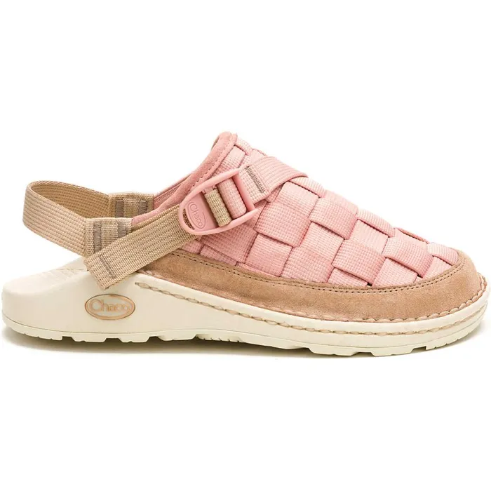 Chaco Canyon Woven Clog Peach Sand Women Clogs and SlipOns