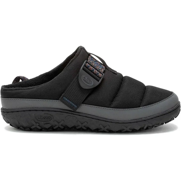 Chaco Ramble Rugged Canvas Clog Black Graphite Men Clogs and SlipOns