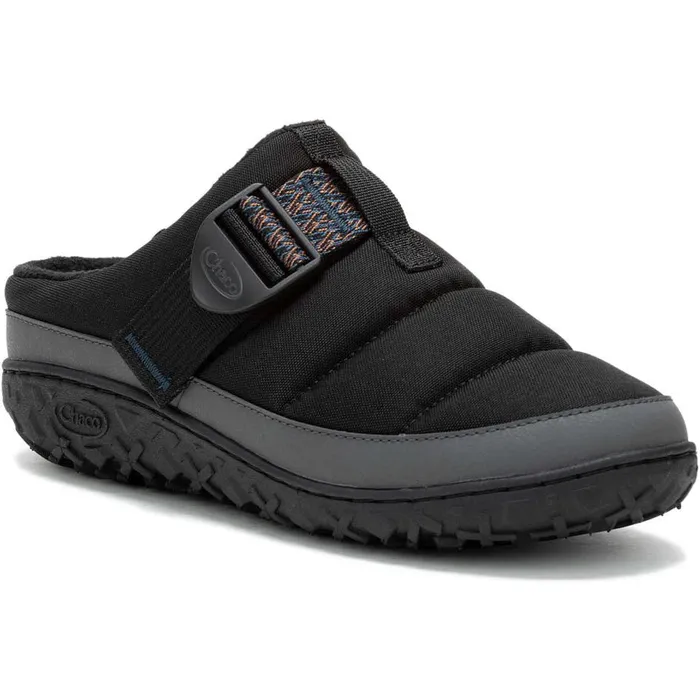 Chaco Ramble Rugged Canvas Clog Black Graphite Men Clogs and SlipOns Chaco Ramble Rugged Canvas Clog Black Graphite Men Clogs and SlipOns