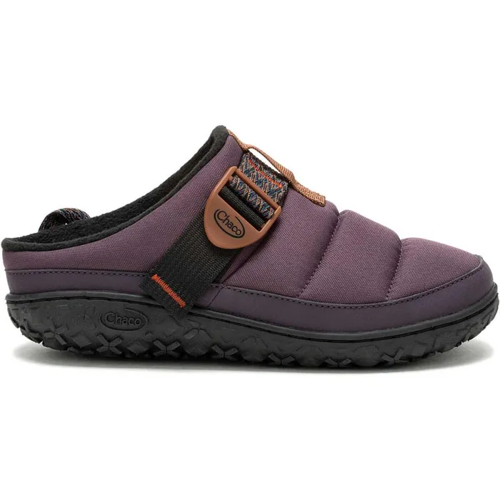 Chaco Ramble Rugged Canvas Clog Plum Women Clogs and SlipOns