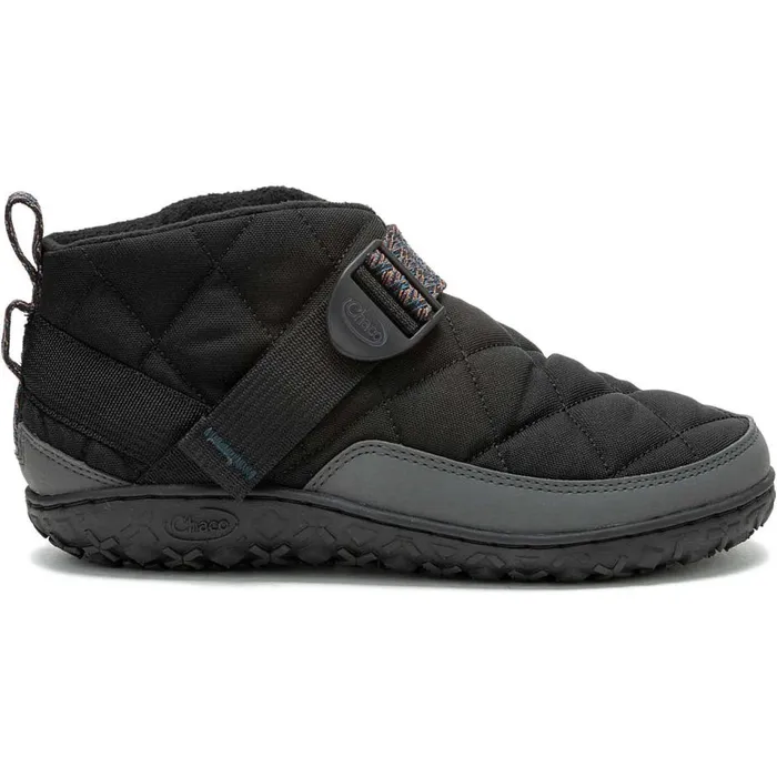 Chaco Ramble Rugged Canvas Shoe Black Graphite Women Boots