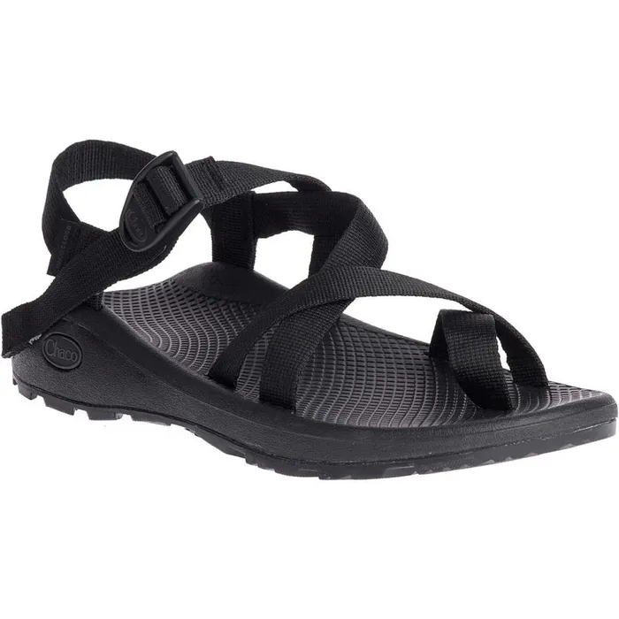 Chaco ZCloud 2 Adjustable Strap WideWidth Cushioned Sandal Solid Black Men Sandals Chaco ZCloud 2 Adjustable Strap WideWidth Cushioned Sandal Solid Black Men Sandals