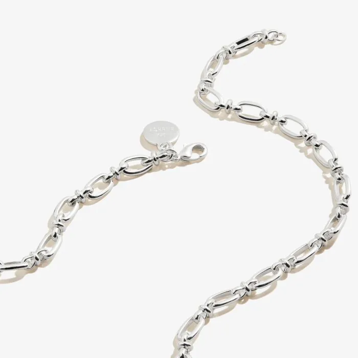Charm Station Paperclip Chain Y Necklace 20039039 Shiny Silver Women Alex And Ani Necklaces