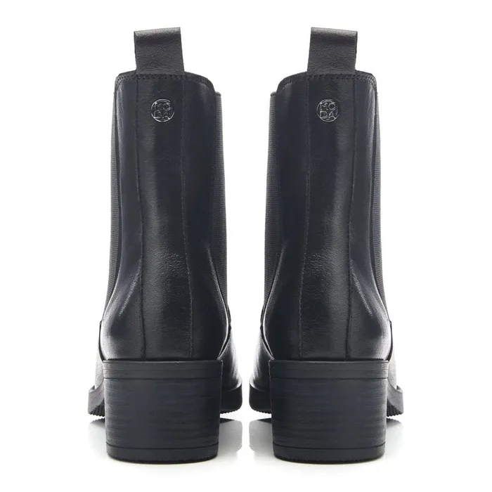 Chelsea Boots Women Moda In Pelle Brooki Black Leather