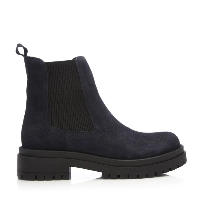 Chelsea Boots Women Moda In Pelle Bsoleful BWaya Navy Suede