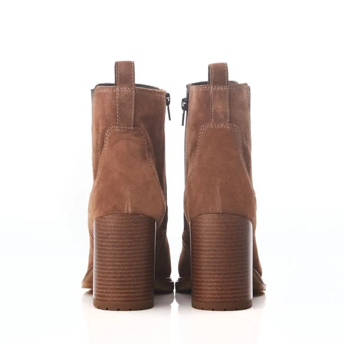 Chelsea Boots Women Moda In Pelle Kayari Tan Suede