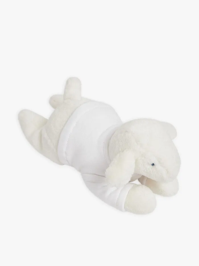 Children Agns B Accessories Black Cotton Fleece Agneau Toy