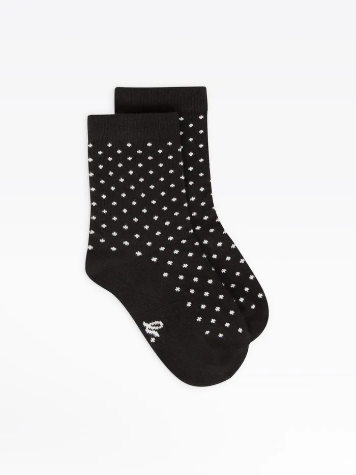 Children Agns B Accessories Black Polka Dots Socks