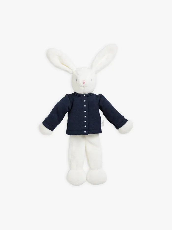 Children Agns B Accessories Night Blue Snap Cardigan Bunny Cuddly Toy
