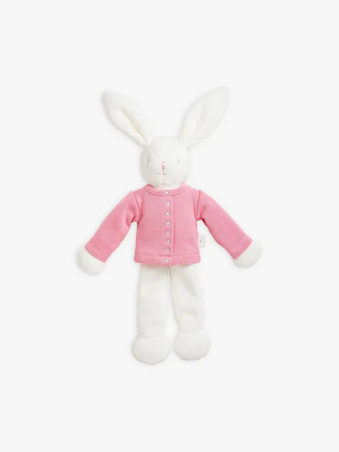 Children Agns B Accessories Pink Snap Cardigan Bunny Cuddly Toy