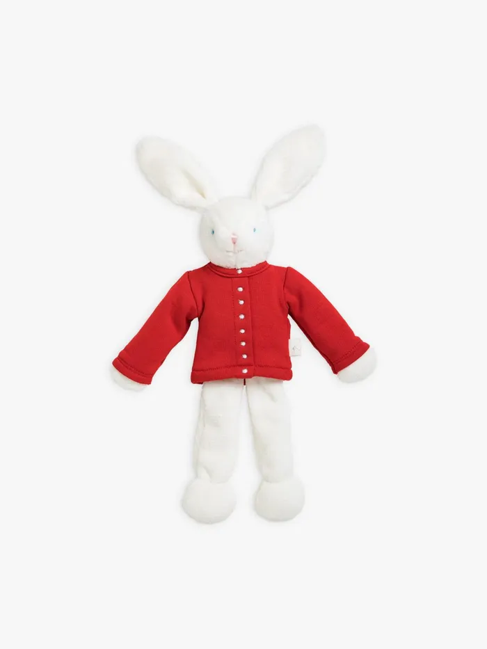 Children Agns B Accessories Red Snap Cardigan Bunny Cuddly Toy