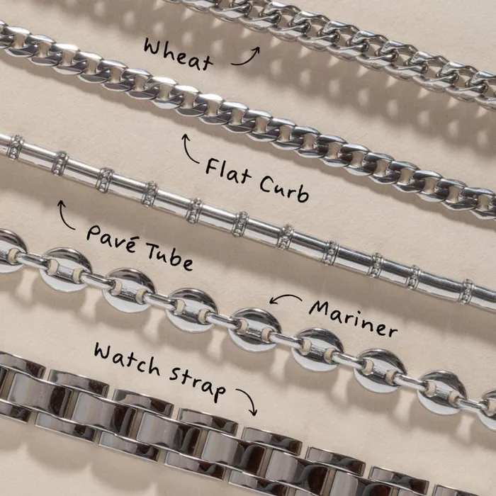 Chunky Watch Strap Bracelet Stainless Steel Gold Women Alex And Ani Easter