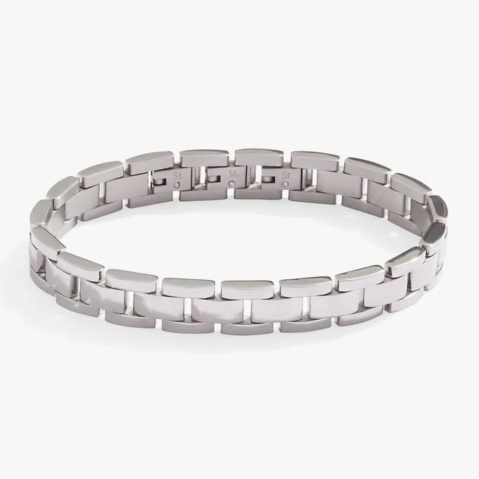 Chunky Watch Strap Bracelet Stainless Steel Gold Women Alex And Ani Easter
