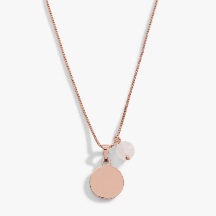 Circle Charm Rose Quartz Bead Necklace Shiny Rose Gold Women Alex And Ani Necklaces Circle Charm Rose Quartz Bead Necklace Shiny Rose Gold Women Alex And Ani Necklaces