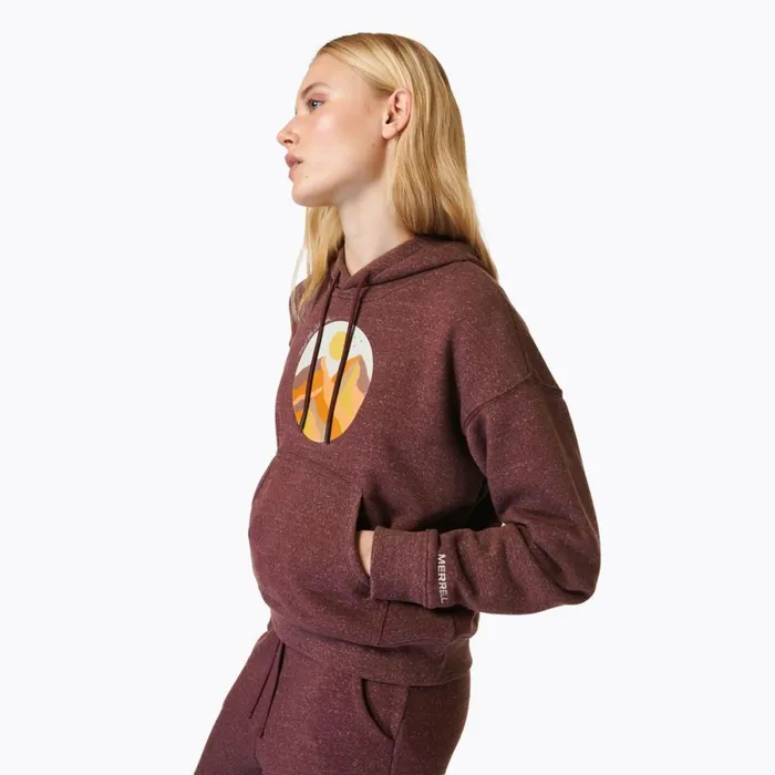 Circle Outside Hoody Wine Tasting Heather Women Merrell Tops