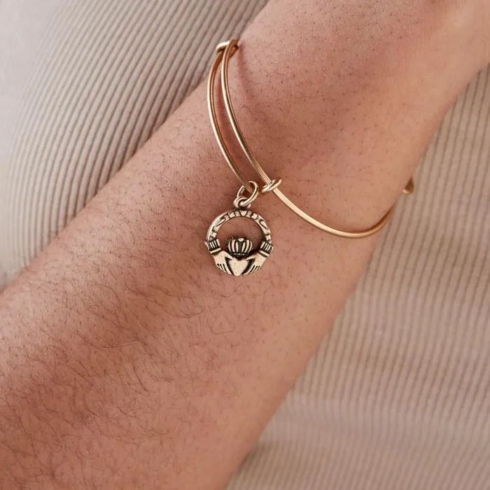 Claddagh Charm Bangle Bracelet Rafaelian Silver Women Alex And Ani Iconic Alex And Ani Claddagh Charm Bangle Bracelet Rafaelian Silver Women Alex And Ani Iconic Alex And Ani