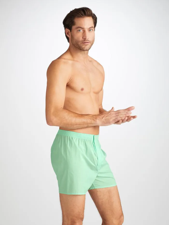 Classic Fit Boxer Shorts Men Derek Rose Classic Fit Boxers Amalfi Cotton Batiste Mint Classic Fit Boxer Shorts Men Derek Rose Classic Fit Boxers Amalfi Cotton Batiste Mint