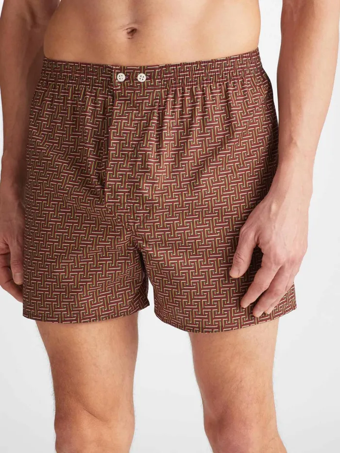 Classic Fit Boxer Shorts Men Derek Rose Classic Fit Boxers Ledbury 72 Cotton Batiste Burgundy Classic Fit Boxer Shorts Men Derek Rose Classic Fit Boxers Ledbury 72 Cotton Batiste Burgundy