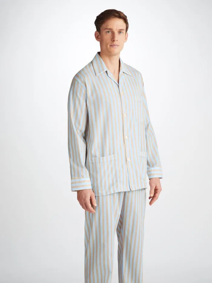 Classic Fit Pajamas Men Derek Rose Classic Fit Pajamas Amalfi 20 Cotton Batiste Blue Classic Fit Pajamas Men Derek Rose Classic Fit Pajamas Amalfi 20 Cotton Batiste Blue