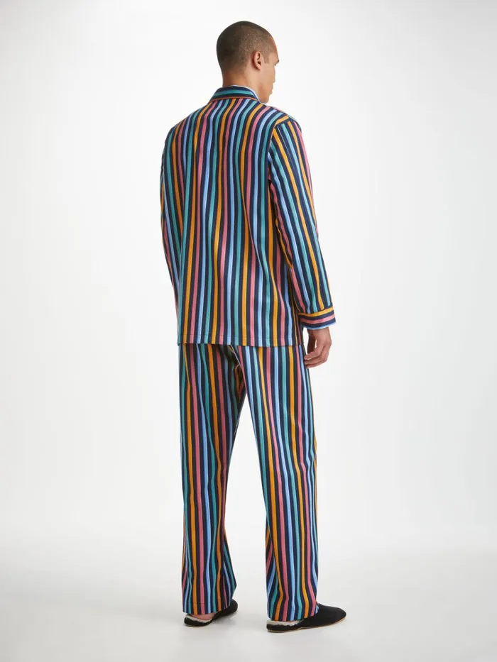 Classic Fit Pajamas Men Derek Rose Classic Fit Pajamas Wellington 56 Cotton Multi