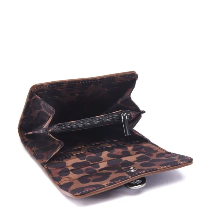 Clutch Bags Women Moda In Pelle Layla Purse Dark Leopard Porvair Clutch Bags Women Moda In Pelle Layla Purse Dark Leopard Porvair