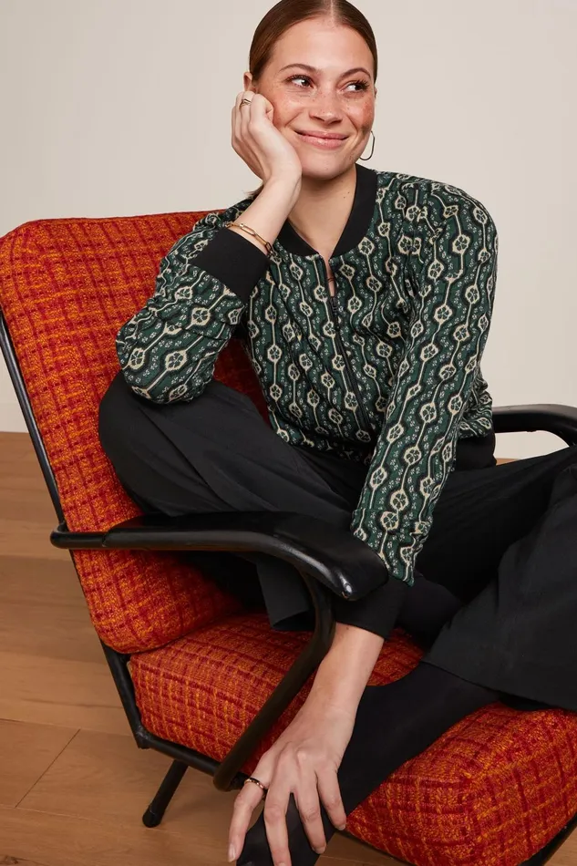 Coats and Jackets Women King Louie Bessie Jacket Carnaby Jacquard Urban Green 8211 Carnaby Coats and Jackets Women King Louie Bessie Jacket Carnaby Jacquard Urban Green 8211 Carnaby