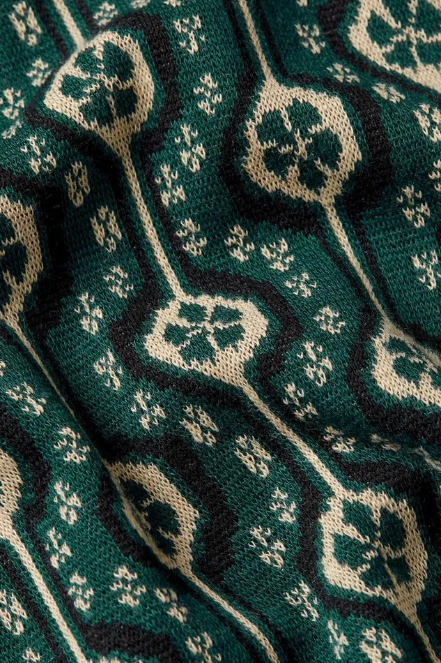 Coats and Jackets Women King Louie Bessie Jacket Carnaby Jacquard Urban Green 8211 Carnaby