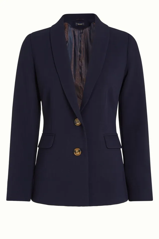 Coats and Jackets Women King Louie Brooke Blazer Marple Blue 8211 Marple