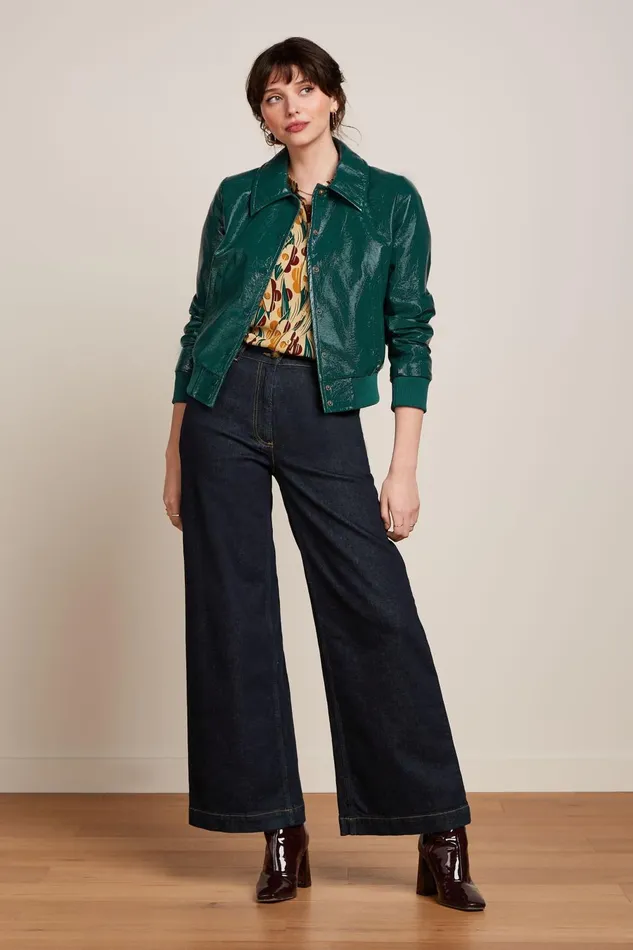 Coats and Jackets Women King Louie Isa Jacket Shine Dragonfly Green 8211 Shine Coats and Jackets Women King Louie Isa Jacket Shine Dragonfly Green 8211 Shine